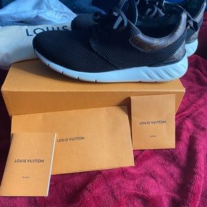 Louis Vuitton Monogram Fastlane Sneakers Sz 9 10 w/box and extras